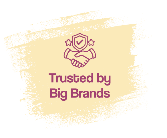 Trusted by Big Brands